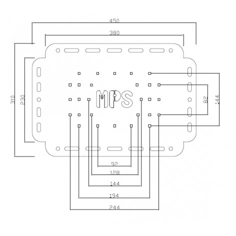 Płyta pod bagaż MPS - 45x31