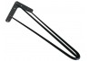 Metalowe Nogi loft Hairpin Legs 70cm - 3 pręty
