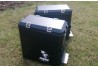 Kufry motocyklowe aluminiowe MPS - czarny mat