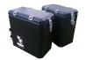 Kufry motocyklowe aluminiowe MPS - czarny mat